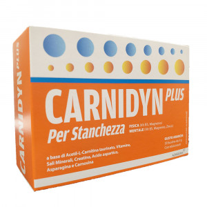 Carnidyn Plus 20 Bustine | Integratore stanchezza | ALFASIGMA