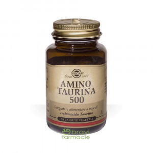 Amino Taurina 500 50 cps | Integratore di Aminoacido | SOLGAR