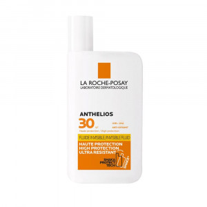 Anthelios SPF30 50 ml | fluido invisibile protezione alta pelli sensibili | LA ROCHE POSAY