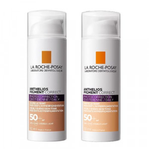 Anthelios Pigment Correct 50+ | protezione colorata anti-pigmentazione | La Roche Posay