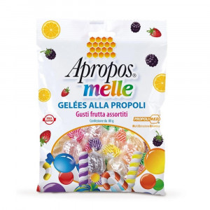 Melle Gelées alla Propoli 80 g | Caramelle frutti assortiti | APROPOS