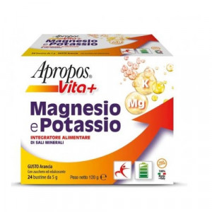 Vita+  24 bustine | Magnesio e potassio | APROPOS