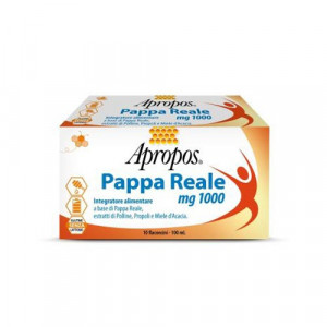 Vita + Pappa Reale 1000 mg 10 flaconcini  10 ml | Integratore tonico | APROPOS