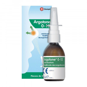 Argotone 0-12 Spray nasale 20 ml | Decongestionante e fluidificante| DOMPÈ Farmaceutici