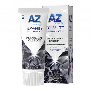 AZ white perfezione carbone 50 ml | Dentifricio smacchiante illuminante | AZ