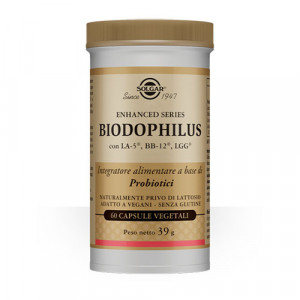 Biodophilus 60 capsule veg | Probiotici concentrati | SOLGAR      