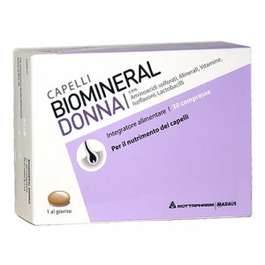 Biomineral Donna 30 compresse | Integratore capelli donna menopausa| BIOMINERAL