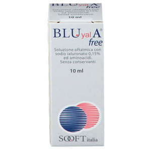 Bluyal A FREE gocce oculari 10 ml | Lacrime artificiali | SOOFT Italia