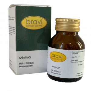 Ananas 50 capsule | Integratore Drenante Anticellulite | BRAVI LAB