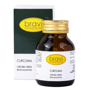 Curcuma 50 capsule | Integratore Benessere digestivo | BRAVI LAB