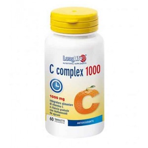 C complex 1000  60 tav | Integratore Vitamina C e Bioflavonoidi da agrumi | LONGLIFE