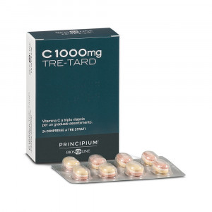 C 1000 TRE-TARD 24 cps | Vitamina C a triplo rilascio | BIOS LINE Principium