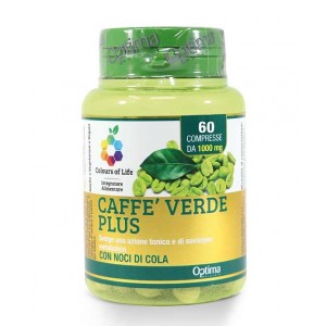 CAFFÉ VERDE PLUS 60 cpr | Integratore Peso | OPTIMA NATURALS Colours of Life