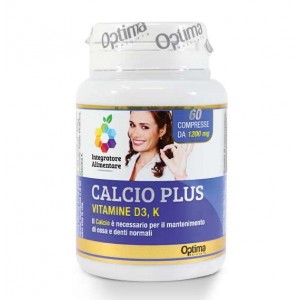 CALCIO PLUS 60 cps | Integratore Ossa e Denti | OPTIMA NATURALS Colours of Life