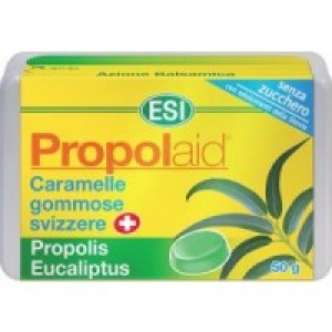 PROPOLAID gusto MIELE o EUCALIPTO 50 g | Caramelle Mal di gola | ESI - Propolaid