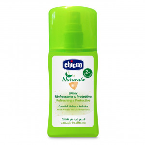 Spray Rinfrescante Protettivo 100 ml | Repellente corpo zanzare | CHICCO Natural