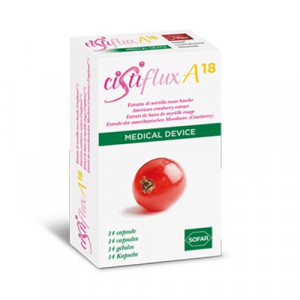 CISTIFLUX A 18 14 cps | integratore cistite mirtillo rosso | SOFAR