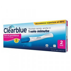 Clearblue visual 2 pezzi | test di gravidanza visuale rilevazione rapida | CLEARBLUE