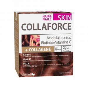 Collaforce Skin Hair&nails 20fiale | Integratore unghie e capelli | DIETMED