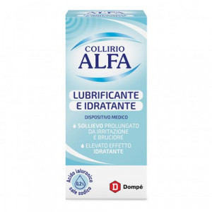 Lubrificante e Idratante 10 ml | Gocce per la secchezza oculare | COLLIRIO ALFA 