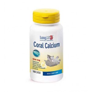 CORAL CALCIUM 100 Capsule | Integratore di Calcio Carbonato Corallino | LONGLIFE