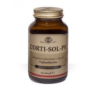 Corti-Sol-Ps 60 perle | Fosfatidilserina da lecitina di soia | SOLGAR