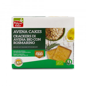 Crackers Avena Rosmarino Bio 5x50 g | Crackers biologici | LA FINESTRA SUL CIELO