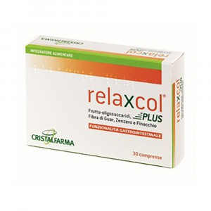Relaxcol Plus 30 cps | Integratore Benessere Gastro-intestinale | RELAXCOL