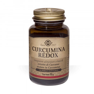 Curcumina Redox 30 perle | Integratore antiossidante | SOLGAR