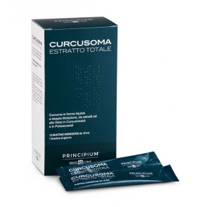 CURCUSOMA Estratto Totale 15 bustine monodose 10 ml | Integratore  a base di curcuma | BIOS LINE - Principium