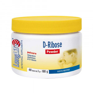 D-RIBOSE POWDER 60 dosi | Integratore a base di D-Ribosio | LONGLIFE