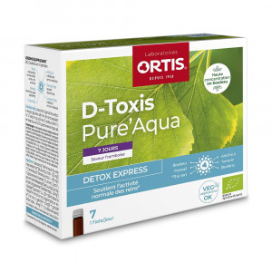 D-Toxis Pure Aqua fiale| Integratore Detox reni 7 giorni | ORTIS