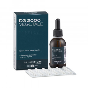 D3 2000 50 ml | Integratore di vitamina D da lichene | BIOS LINE Principium