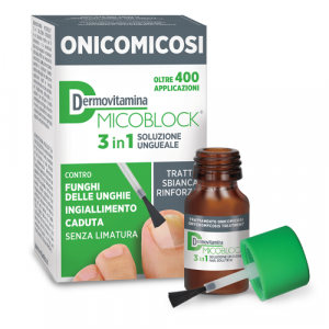 MICOBLOCK Onicomicosi 3in1 soluzione 7 ml | Trattamento e prevenzione micosi ungueali | DERMOVITAMINA 