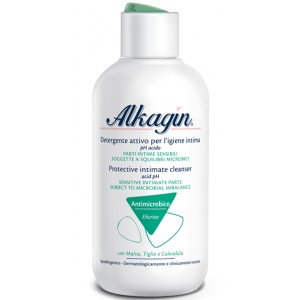 Detergente intimo attivo 250 ml | Complesso antimicrobico a PH acido | ALKAGIN