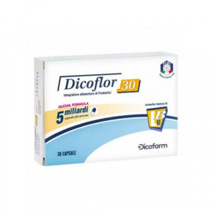 DICOFLOR 30 - 30 capsule | Probiotici per alterazione flora batterica | DICOFARM