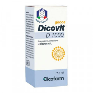Dicovit D 1000 7,5ml | Integratore di vitamina D3 200 UI in gocce | DICOFARM