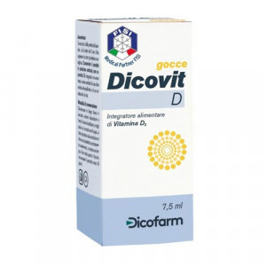 DICOVIT D 7,5 ml | Integratore Vitamina D3 - 400 UI | DICOFARM