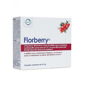 Florberry 10 bustine | Integratore Cistite| Dompè Farmaceutici