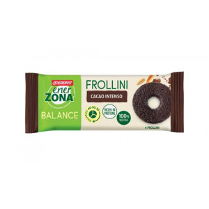FROLLINI 40-30-30 CACAO INTENSO | Biscotti Cacao Intenso Pack Monodose 4 frollini | ENERZONA