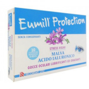 Protection Monodose 10 flaconcini 0,5 ml | Gocce oculari Lubrificanti e Idratanti  | EUMILL 