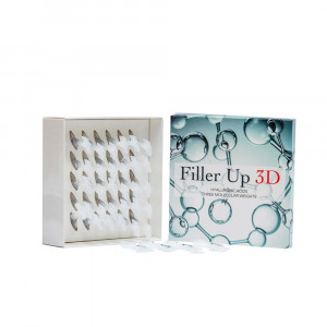 FILLER UP 3D 30 Strip monodose | Acido ialuronico a basso peso molecolare | FARMA BIO TECHNOLOGY