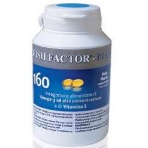 Fish Factor PLUS 160 perle piccole | Integratore per il controllo del colesterolo | FISH FACTOR