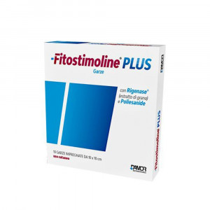 FITOSTIMOLINE PLUS 10x10 cm - 10 pz | Garze impregnate | FITOSTIMOLINE