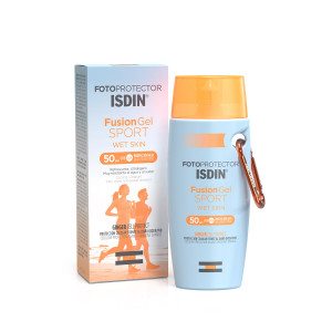Fusion Gel Sport Wet Skin SPF 50+ 100 ml | Ultra-leggero Rinfrescante | ISDIN Fotoprotector