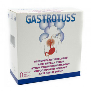 Sciroppo Antireflusso 25 Bustine 20 ml | Rimedio Reflusso Gastrico | GASTROTUSS