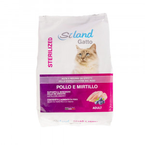 Pollo e mirtillo 1,5 kg gatto Sterilized | Alimento superpremium gatto sterilizzato | SILAND