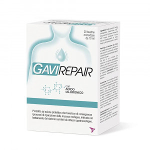 GaviREPAIR 20 buste monodose da 10 ml | Rimedio reflusso gastro-esofageo | GAVISCON