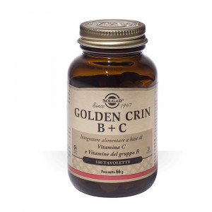 Golden Crin B + C 100 tav | Vitamine per capelli | SOLGAR