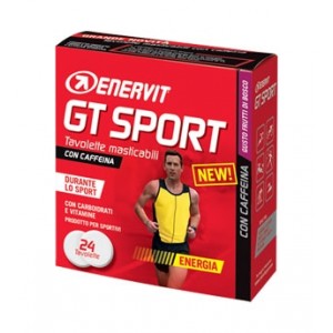 GT SPORT | Integratore energetico 24 tavolette | ENERVIT Sport
